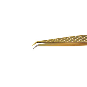 Vârf pensetă profesională JIAS BEAUTY G-06 pentru extensii de gene
